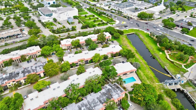 136 S Cypress Rd Unit 323, Pompano Beach, FL 33060 - aerial view of property's location with a nearby body of water and nearby suburban area