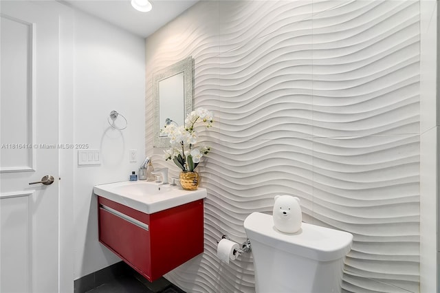 1800 S Ocean Dr Unit 2208, Hallandale Beach, FL 33009 - half bathroom with vanity and toilet