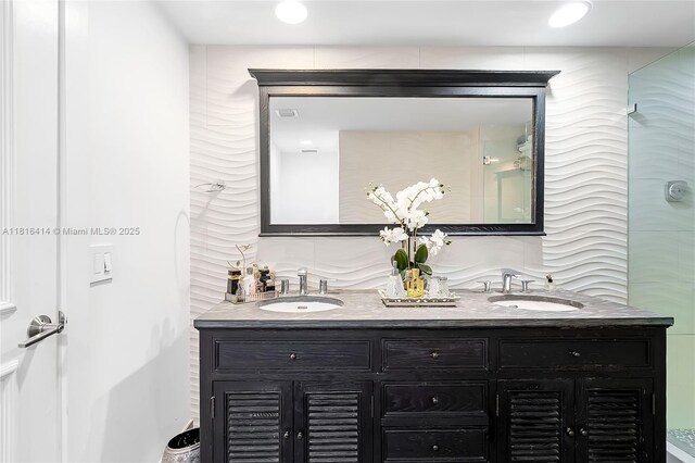 1800 S Ocean Dr Unit 2208, Hallandale Beach, FL 33009 - bathroom with double vanity
