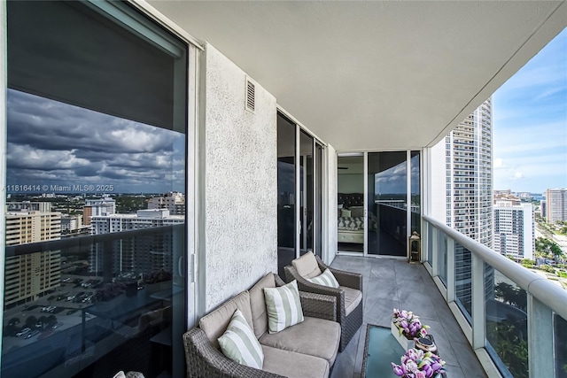 1800 S Ocean Dr Unit 2208, Hallandale Beach, FL 33009 - balcony with a city view