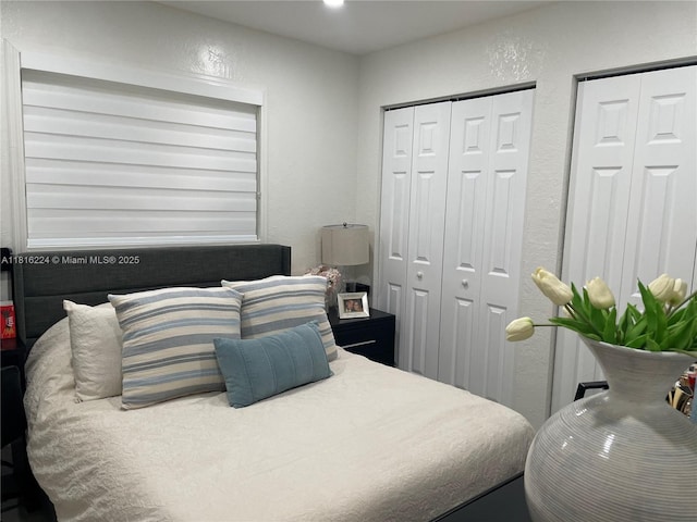 14511 SW 294th St, Homestead, FL 33033 - bedroom featuring two closets and a textured wall