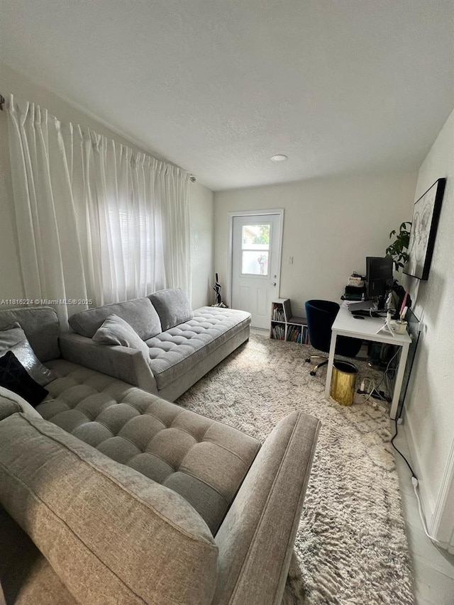 14511 SW 294th St, Homestead, FL 33033 - living area featuring baseboards and a desk