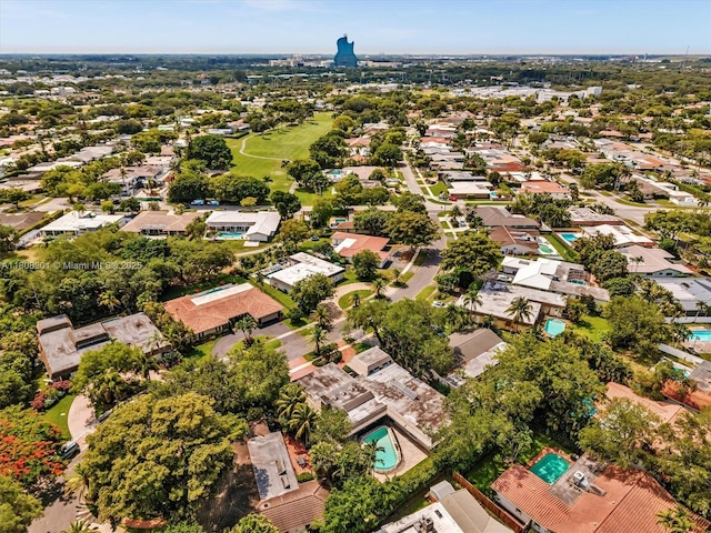 3121 N 52nd Ave, Hollywood, FL 33021 - aerial view of residential area with a pool