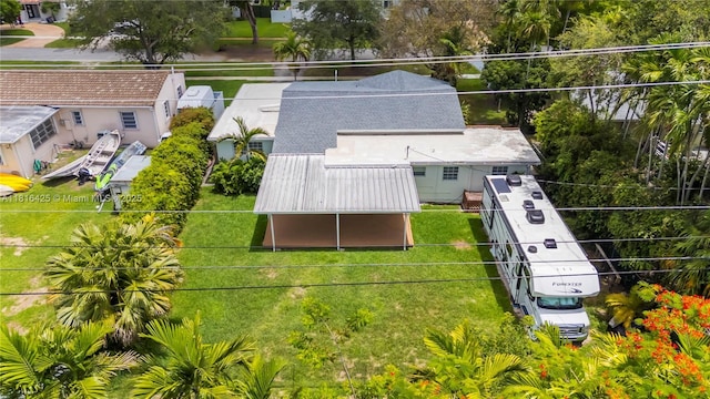 1110 Falcon Ave, Miami Springs, FL 33166 - aerial view of property and surrounding area