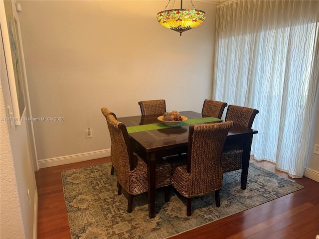 973 SW 149th Ct, Miami, FL 33194 - dining area featuring wood finished floors and baseboards