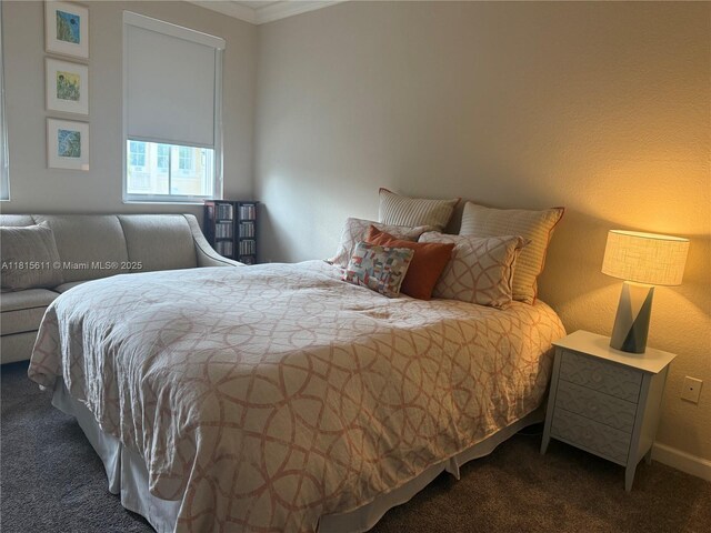 973 SW 149th Ct, Miami, FL 33194 - bedroom with carpet, crown molding, and baseboards