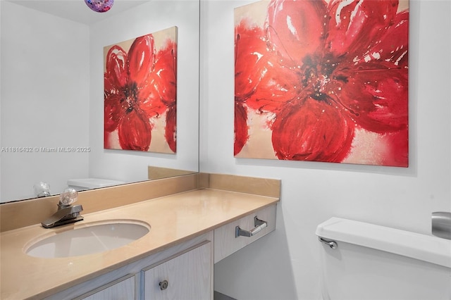 251 174th St Unit 2115, Sunny Isles Beach, FL 33160 - half bathroom featuring toilet and vanity