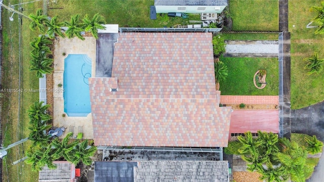 6710 SW 33rd St, Miami, FL 33155 - aerial view of property and surrounding area with a pool