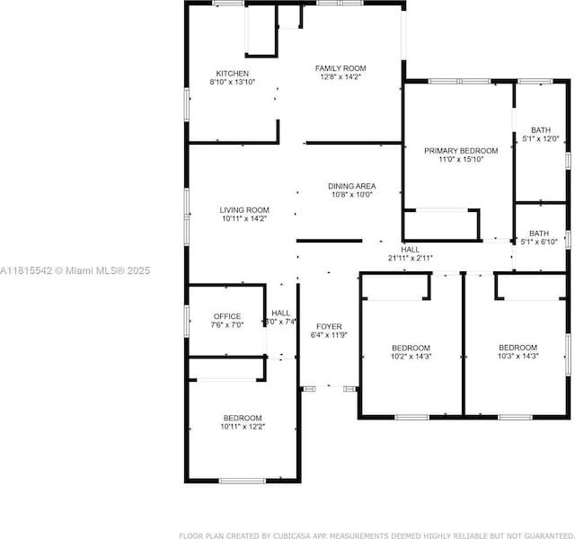 6710 SW 33rd St, Miami, FL 33155 - property floor plan