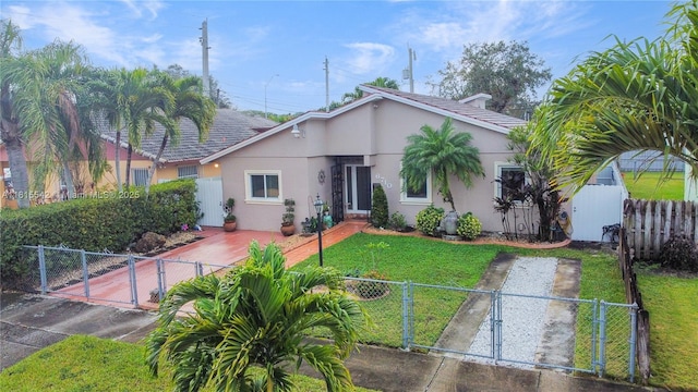6710 SW 33rd St, Miami, FL 33155 - bungalow-style house featuring a gate, stucco siding, and a tile roof