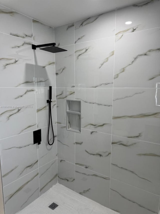 2160 NW 30th St, Miami, FL 33142 - full bathroom featuring a marble finish shower