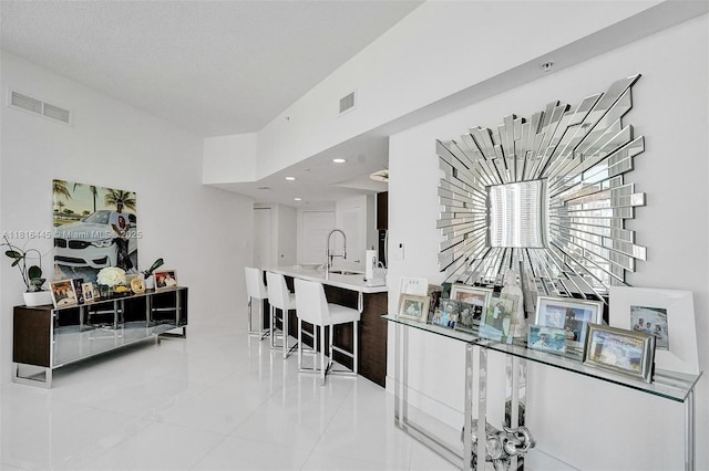 150 Sunny Isles Blvd Unit 1-1803, Sunny Isles Beach, FL 33160 - dining space featuring light tile patterned floors and recessed lighting