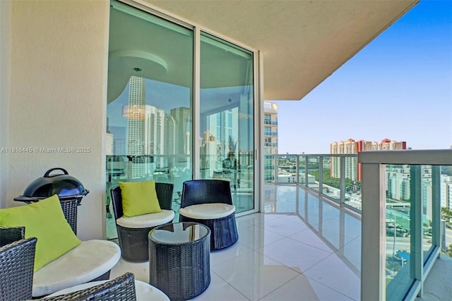 150 Sunny Isles Blvd Unit 1-1803, Sunny Isles Beach, FL 33160 - balcony featuring a view of city