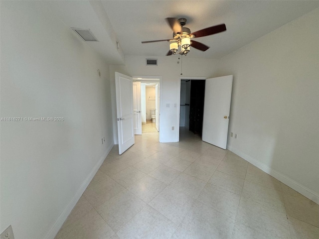 19900 E Country Club Dr Unit 209, Aventura, FL 33180 - unfurnished bedroom featuring baseboards and ceiling fan
