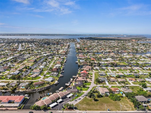 4803 SW Santa Barbara Ct Unit 5, Cape Coral, FL 33914 - aerial view of property's location featuring nearby suburban area and a nearby body of water