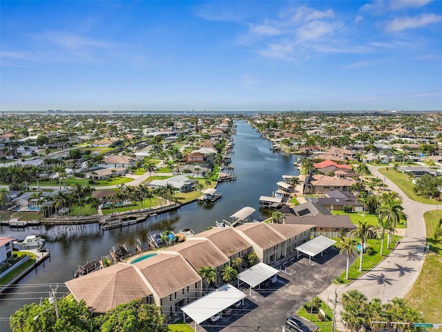 4803 SW Santa Barbara Ct Unit 5, Cape Coral, FL 33914 - aerial perspective of suburban area with a large body of water