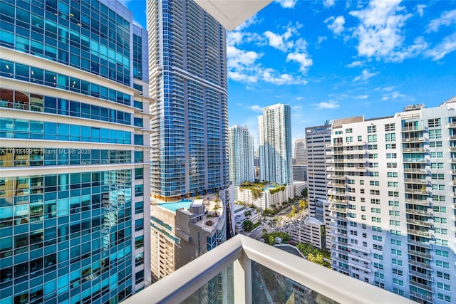 1155 Brickell Bay Dr Unit 3002, Miami, FL 33131 - balcony featuring a view of city