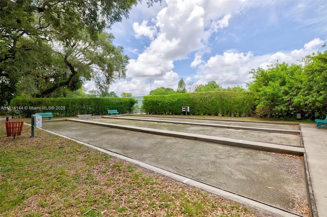 9510 Seagrape Dr Unit 101, Davie, FL 33324 - view of home's community featuring a bocce ball area