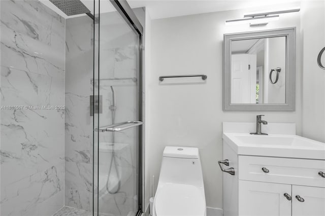 9091 Lime Bay Blvd Unit 211, Tamarac, FL 33321 - full bath with a marble finish shower, vanity, and toilet