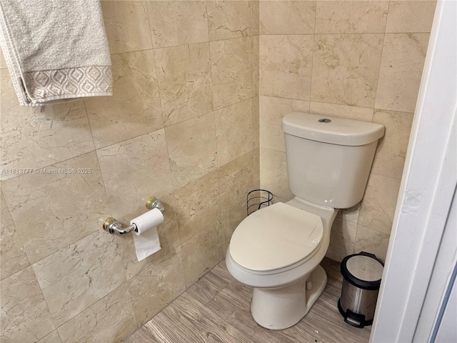 120 SW 109th Ave Unit 3, Sweetwater, FL 33174 - bathroom featuring tile walls and toilet