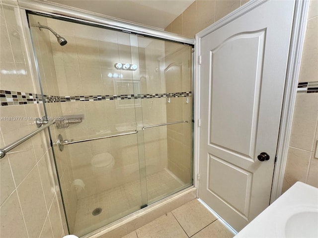 120 SW 109th Ave Unit 3, Sweetwater, FL 33174 - full bath with a shower stall and tile patterned floors