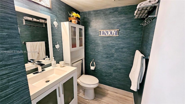 1401 SW 134th Way Unit 412C, Pembroke Pines, FL 33027 - half bath with wood finished floors and vanity