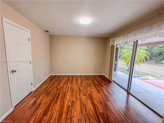 2016 Mariner Ct, La Belle, FL 33935 - spare room with wood finished floors and baseboards