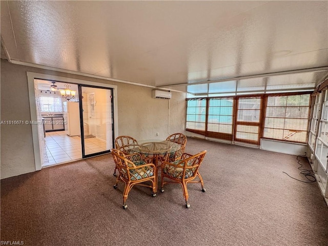 2016 Mariner Ct, La Belle, FL 33935 - sunroom / solarium with a wall unit AC and a chandelier