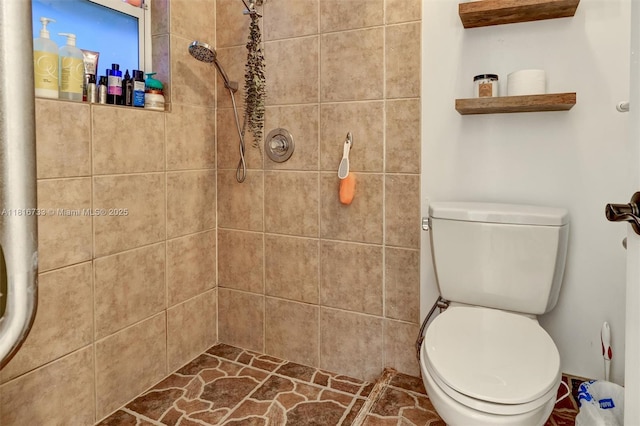 4760 SW 57th Ave, Davie, FL 33314 - bathroom with tiled shower and toilet