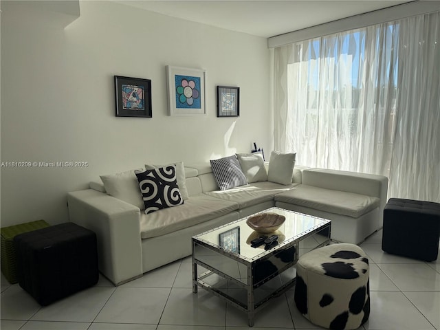 5161 Collins Ave Unit 216, Miami Beach, FL 33140 - living area featuring light tile patterned floors