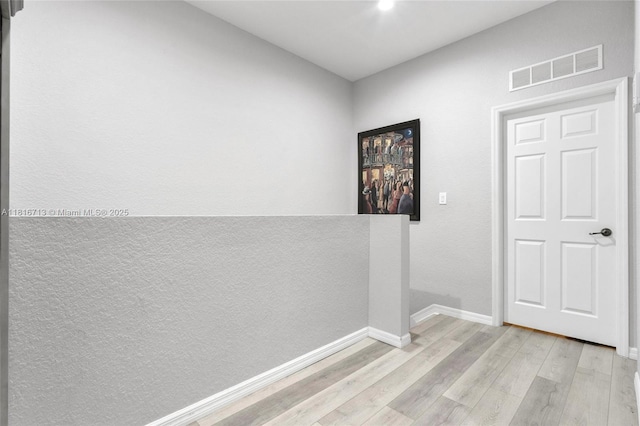 14063 SW 49th Ct Unit 4, Miramar, FL 33027 - corridor with light wood-style floors and baseboards