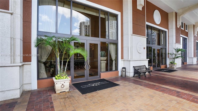 8390 SW 72nd Ave Unit 811, Miami, FL 33143 - entrance to property with french doors and a porch