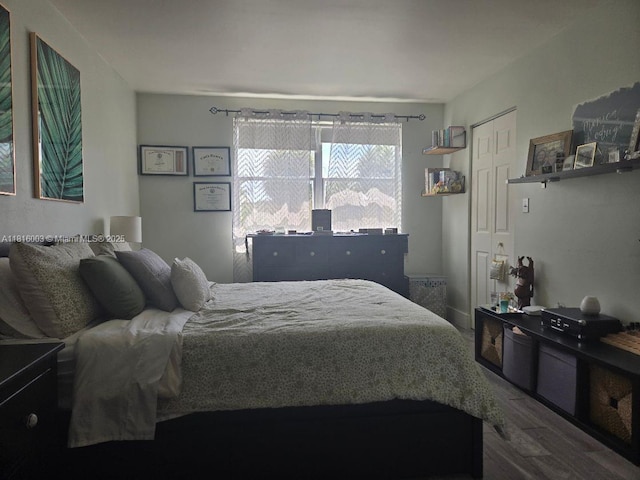 4560 SW 68th Ct Cir Unit 61-9, Miami, FL 33155 - bedroom with wood finished floors and a closet