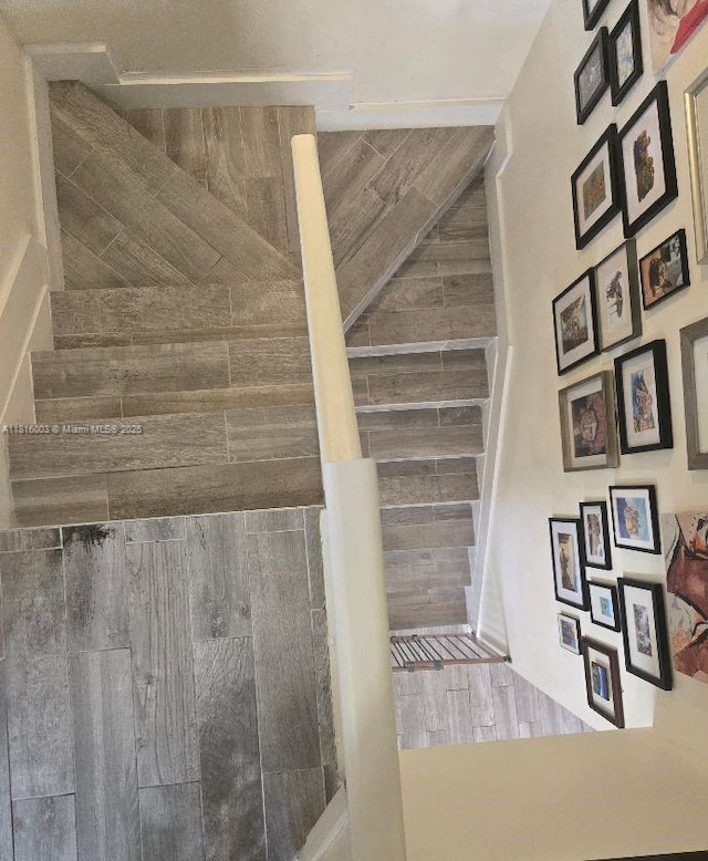 4560 SW 68th Ct Cir Unit 61-9, Miami, FL 33155 - staircase with wood finished floors