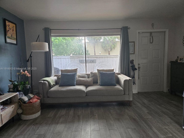 4560 SW 68th Ct Cir Unit 61-9, Miami, FL 33155 - living room with healthy amount of natural light and wood finished floors