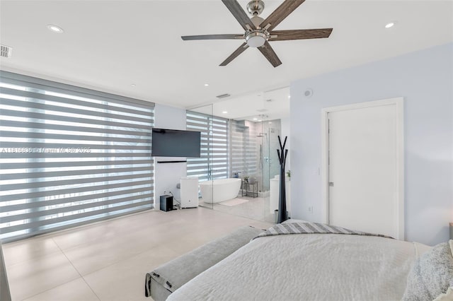 650 NE 32nd St Unit Bh4, Miami, FL 33137 - bedroom with recessed lighting