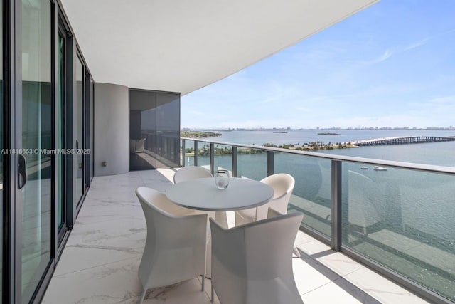 3131 NE 7th Ave Unit 1702, Miami, FL 33137 - balcony featuring a water view