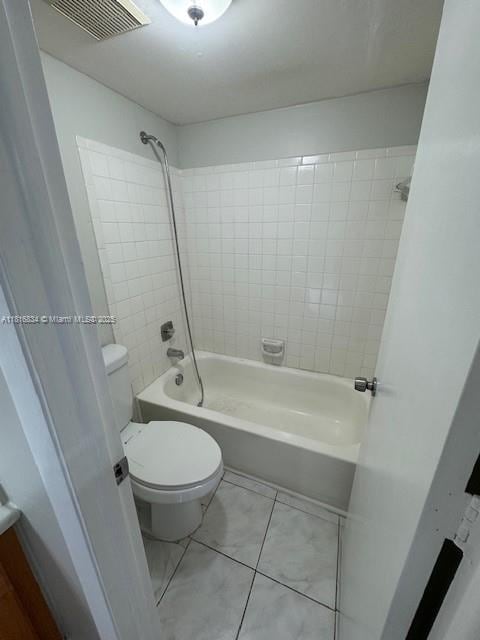 10626 SW 148th Ave Dr, Miami, FL 33196 - bathroom with toilet, bathing tub / shower combination, and tile patterned flooring