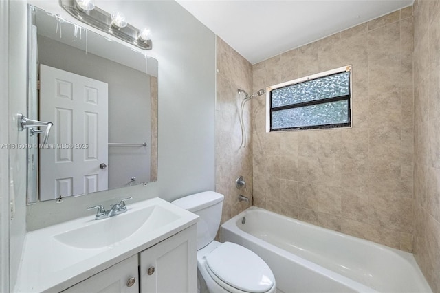 6359 SW 1st St, Margate, FL 33068 - full bath featuring toilet, shower / bath combination, and vanity