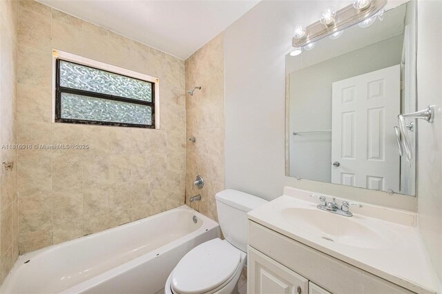 6359 SW 1st St, Margate, FL 33068 - full bath featuring toilet, vanity, and  shower combination