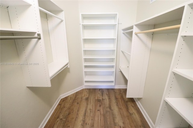 9120 SW 227th Ter, Cutler Bay, FL 33190 - spacious closet featuring wood finished floors