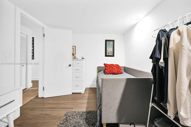 7761 SW 170th St, Palmetto Bay, FL 33157 - walk in closet with dark wood-style floors