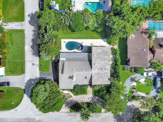 7761 SW 170th St, Palmetto Bay, FL 33157 - drone / aerial view of a pool area