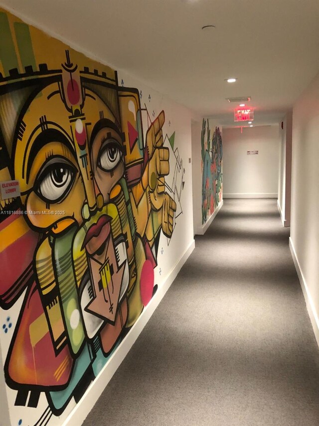 1600 NE 1st Ave Unit 3319, Miami, FL 33132 - recreation room with carpet and baseboards