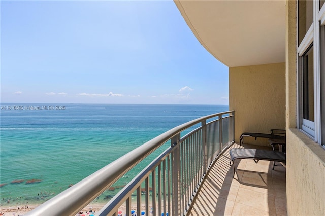 17375 Collins Ave Unit 1908, Sunny Isles Beach, FL 33160 - balcony featuring a water view