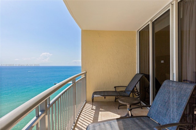 17375 Collins Ave Unit 1908, Sunny Isles Beach, FL 33160 - balcony with a water view