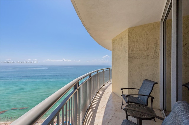 17375 Collins Ave Unit 1908, Sunny Isles Beach, FL 33160 - balcony featuring a water view