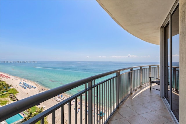 17375 Collins Ave Unit 1908, Sunny Isles Beach, FL 33160 - balcony with a water view