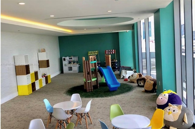 488 NE 18th St Unit 3911, Miami, FL 33132 - recreation room featuring carpet and healthy amount of natural light