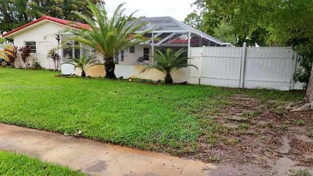 400 NW 41st Ave, Coconut Creek, FL 33066 - view of yard featuring a lanai